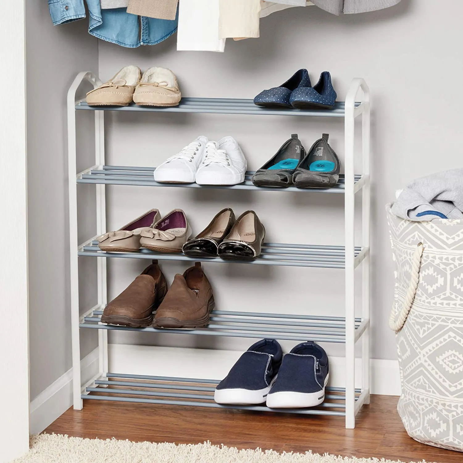 5-Tier Steel Shoe Rack