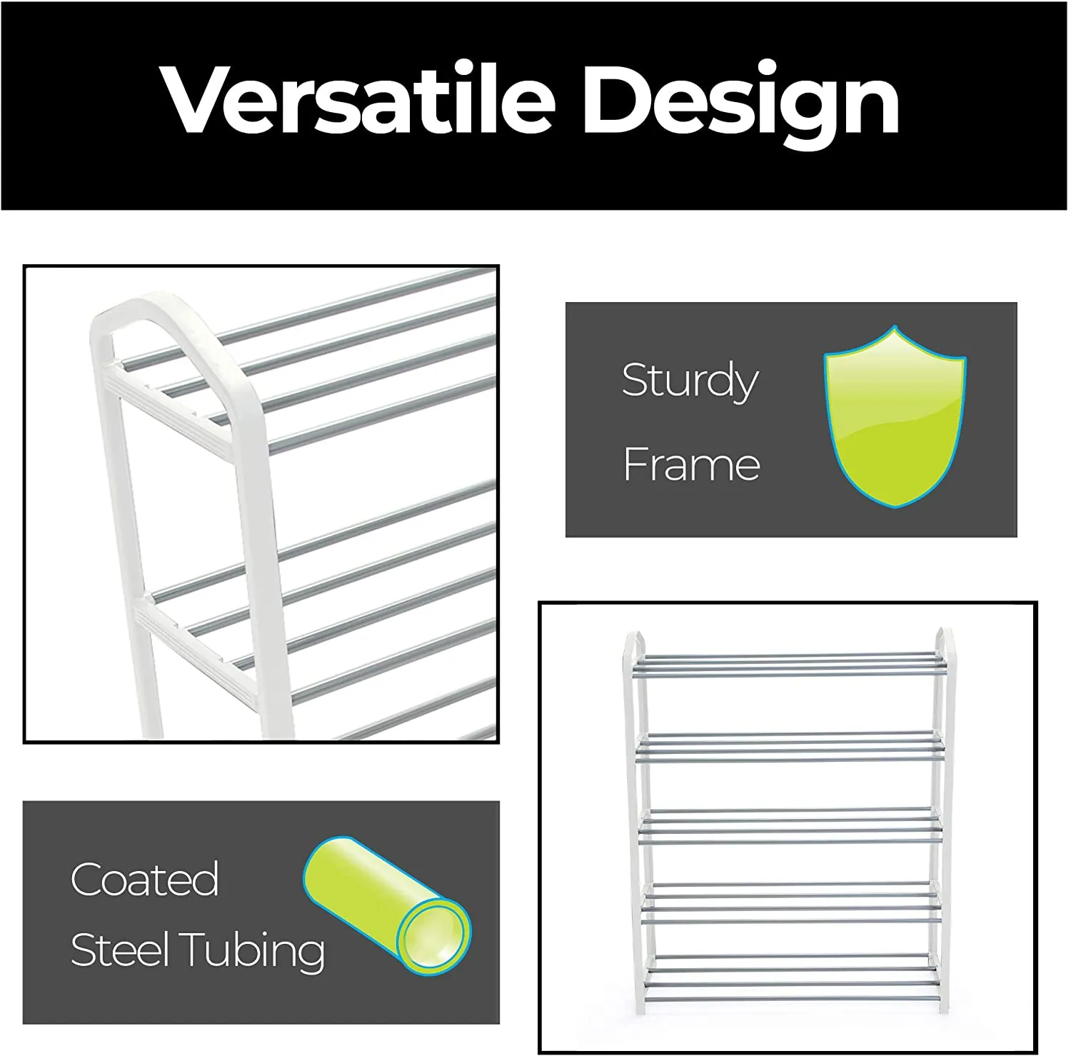 5-Tier Steel Shoe Rack