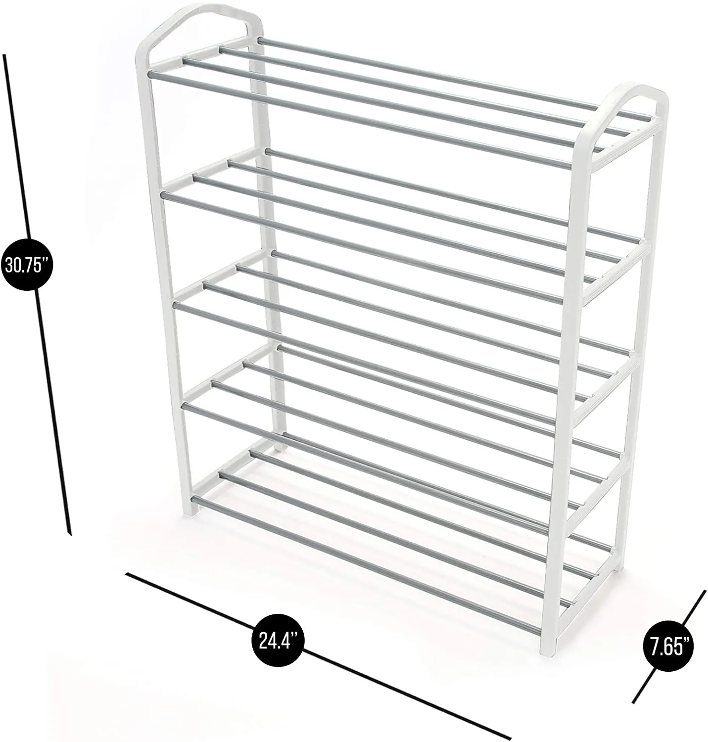5-Tier Steel Shoe Rack