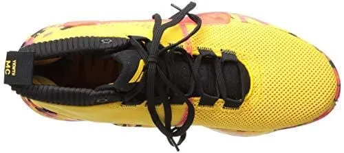 adidas Men's Dame 5, Bold Gold/Shock red/Black, 12.5 M US