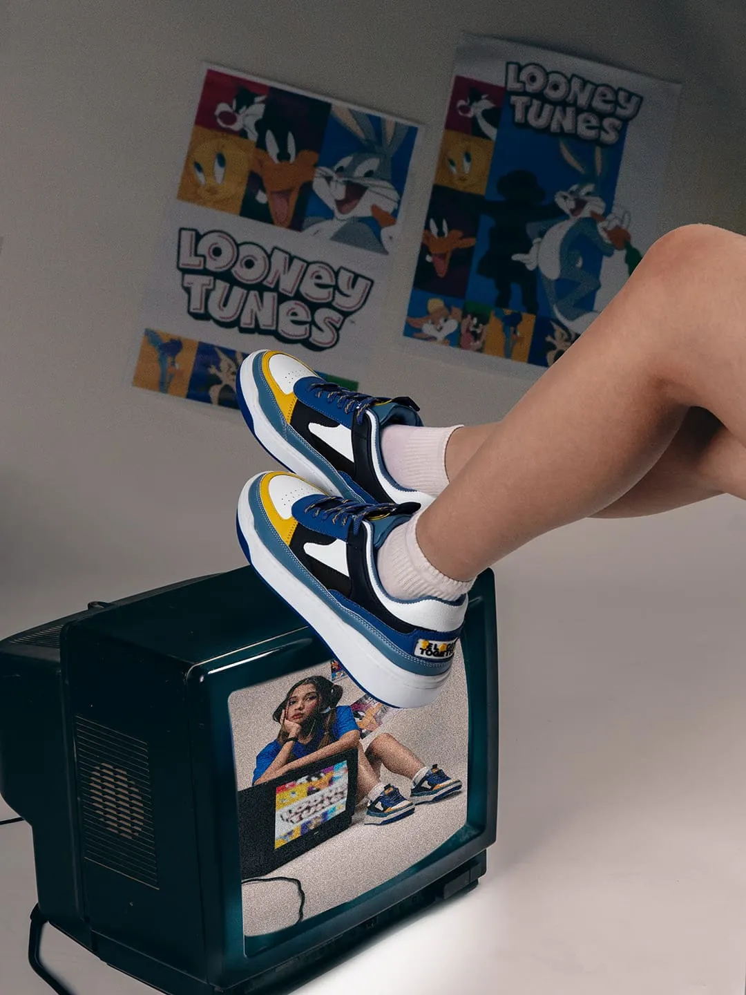 Bacca Bucci x Looney Tunes “Road Runner Rush” Women Sneakers