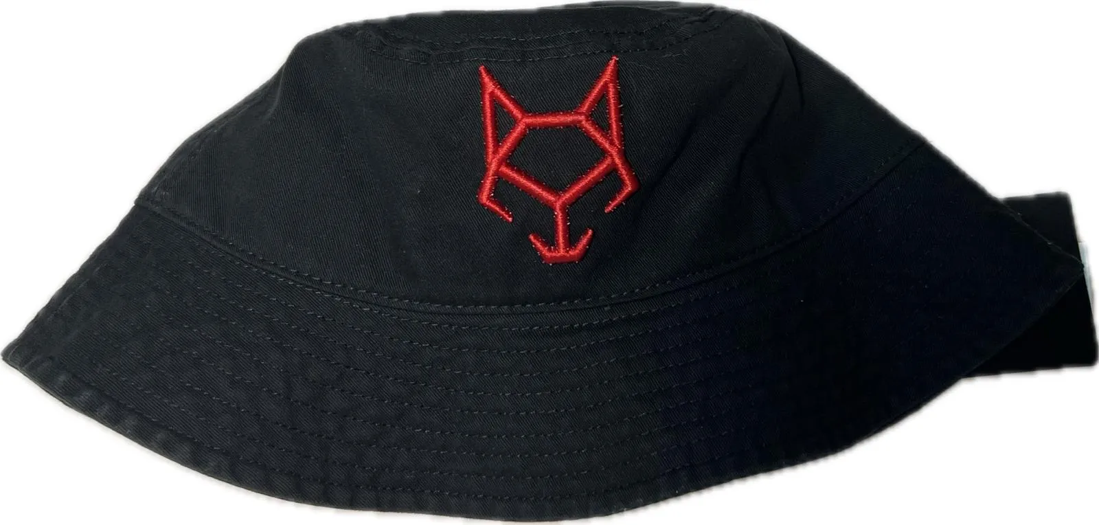 Black & Red Bucket Hat