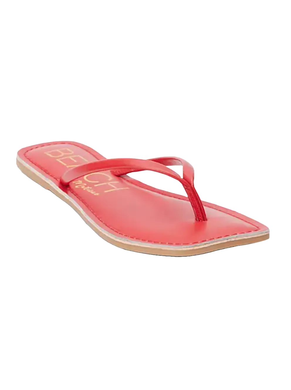 Bungalow Thong Sandal in Red