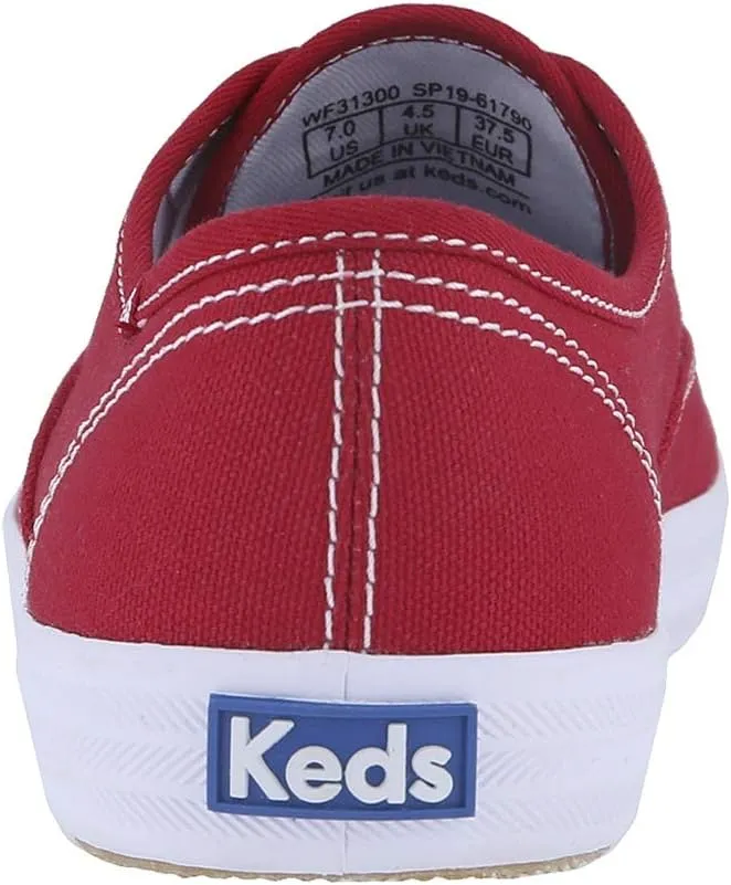 Champion Canvas Lace-Up Keds, Ribbon Red