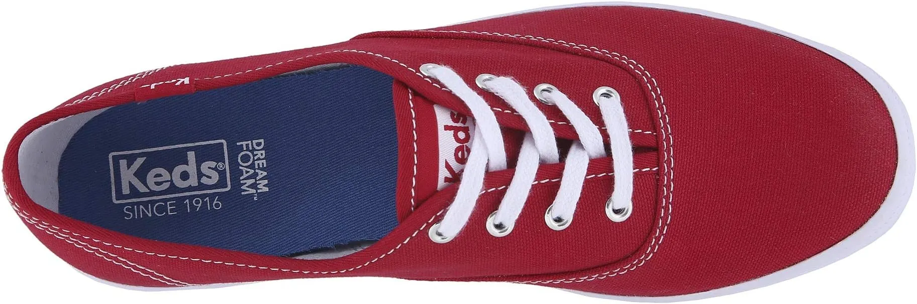 Champion Canvas Lace-Up Keds, Ribbon Red