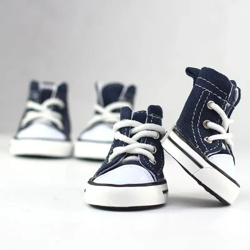 Denim Dog Sneakers Dog Shoes