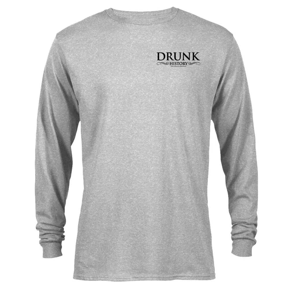 Drunk History Logo Adult Long Sleeve T-Shirt
