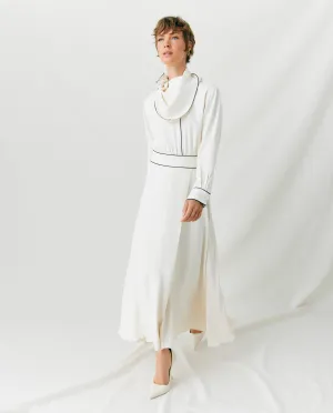 ERIN | Vestido midi manga larga