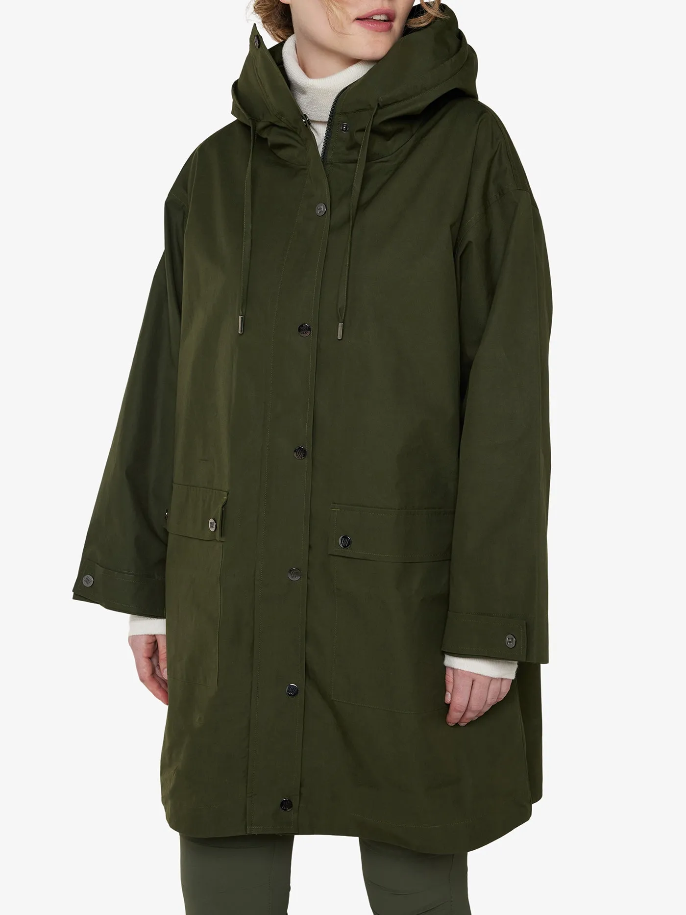 Lyngen Coat Women Olive Green