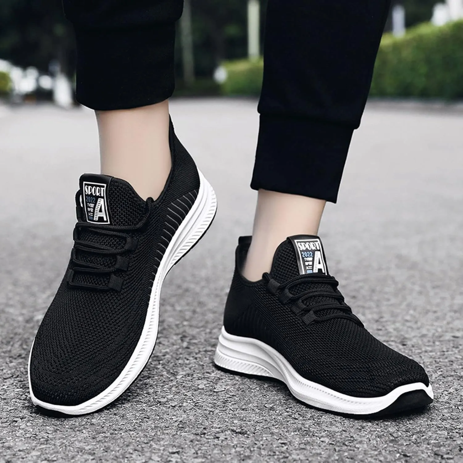 Men's Non Slip Barefoot Minimalist Shoes Lightweight Breathable Walking Shoe Gym Tennis Casual Labor Work Shoes