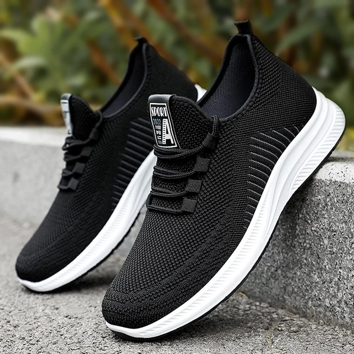 Men's Non Slip Barefoot Minimalist Shoes Lightweight Breathable Walking Shoe Gym Tennis Casual Labor Work Shoes