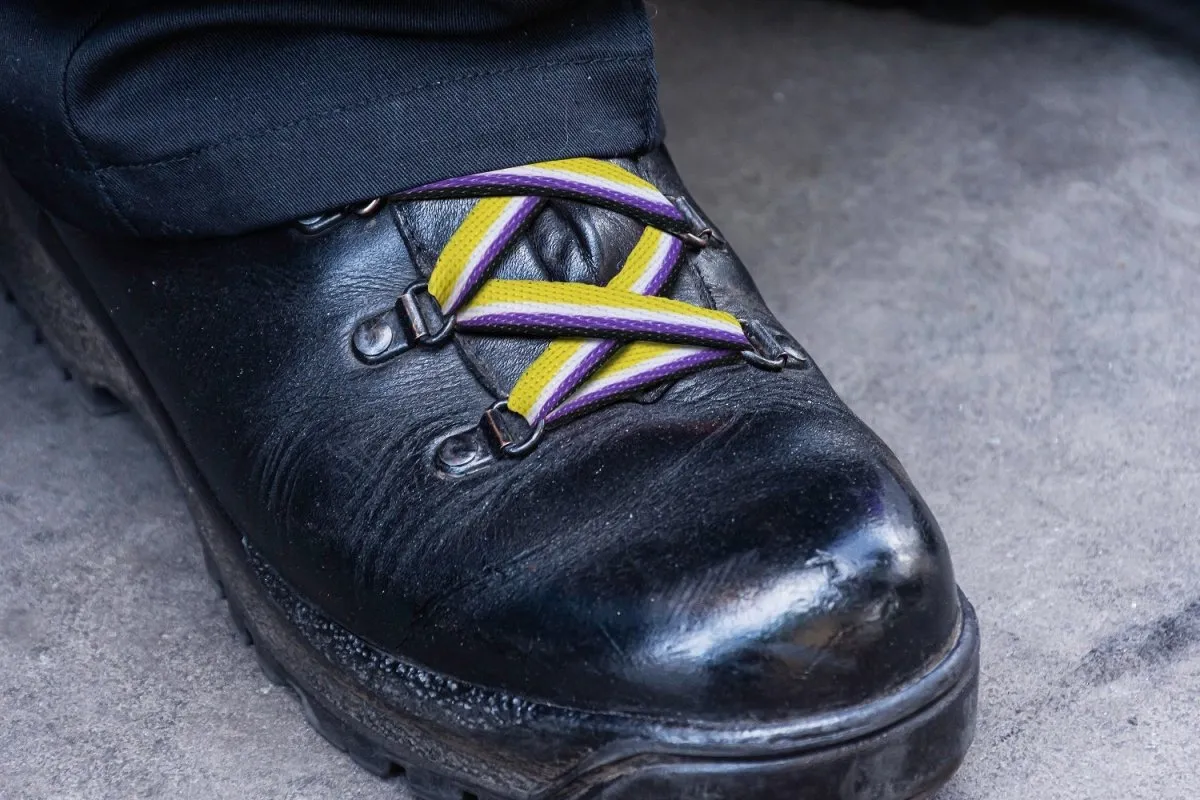 Nonbinary Flag Shoe Laces (1 Pair)