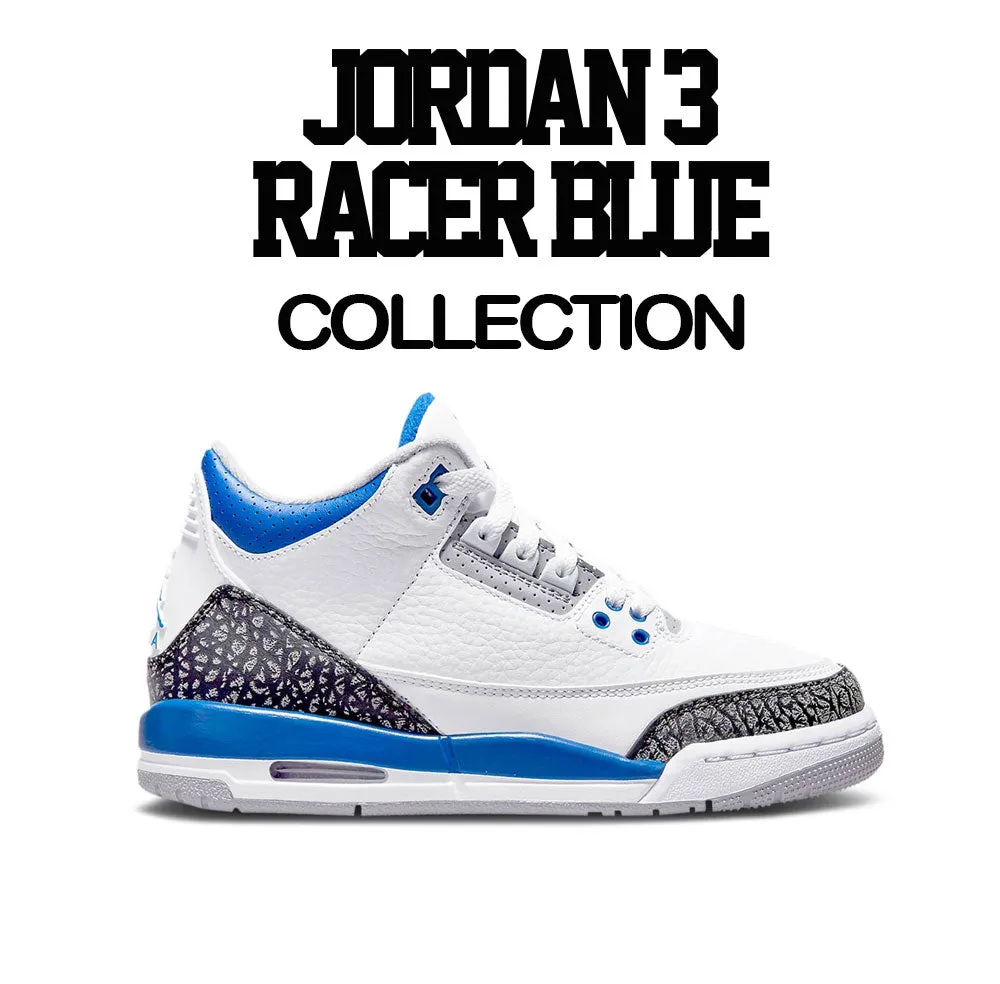 Retro 3 Racer Blue Made You Look Shirt