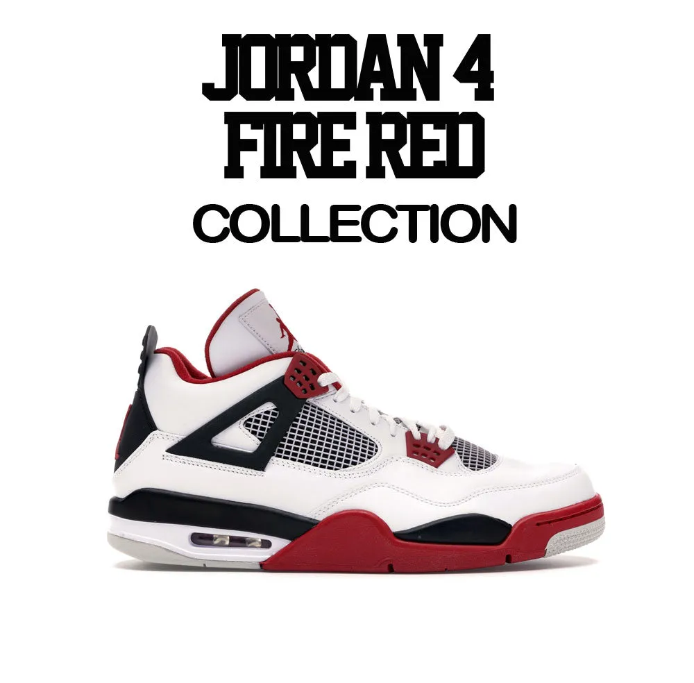 Retro 4 Fire Red Made You Look Shirt