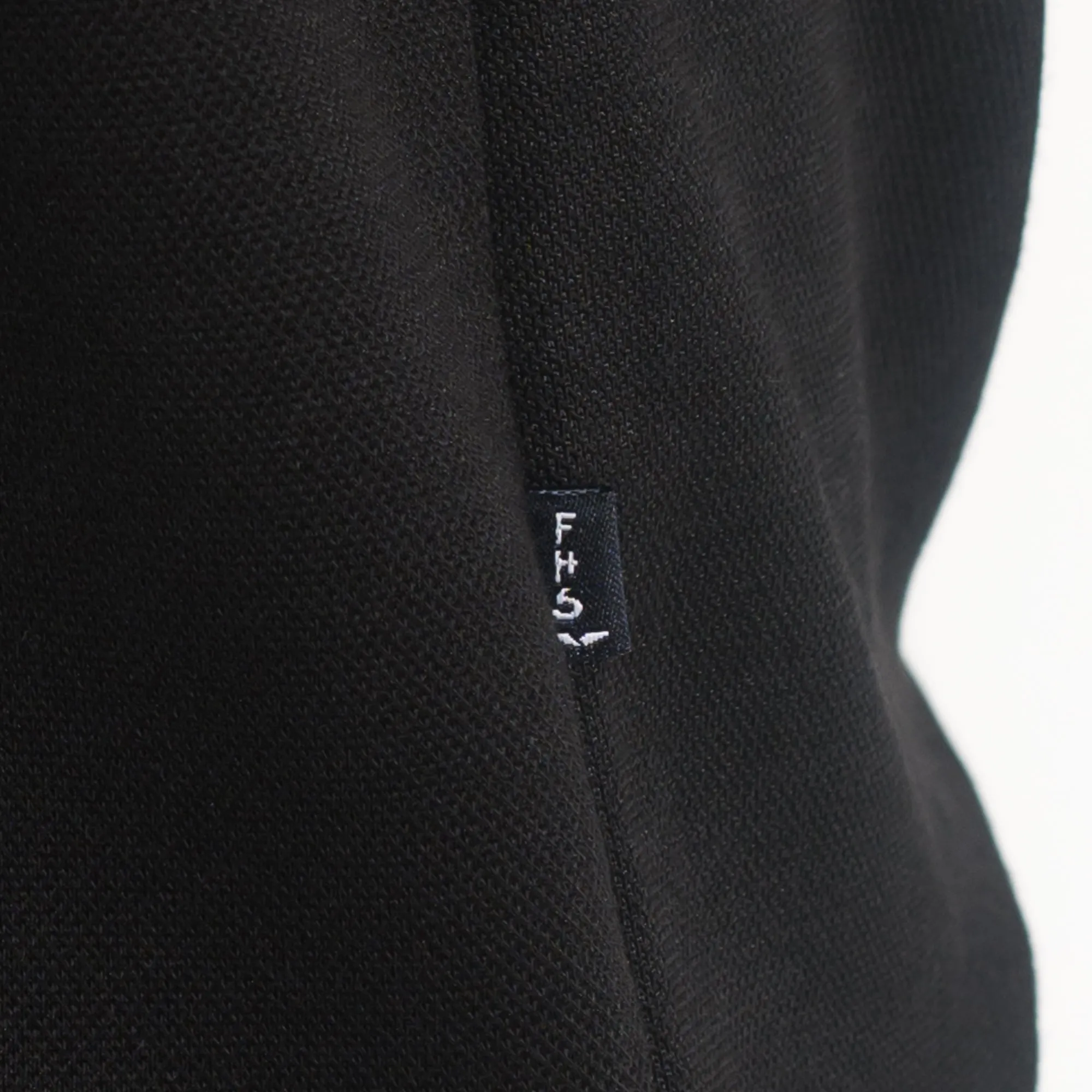 Ribbed Black Sweatshirt