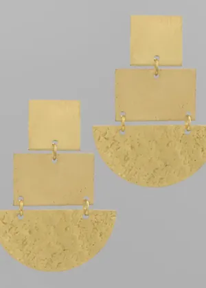 Rita Chandelier Earrings-Gold