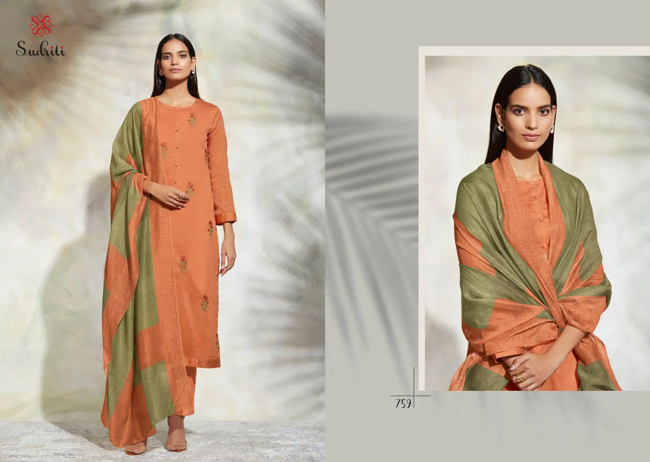 Sahiba Sudriti Gulrang Cotton Casual Wear Salwar Suit