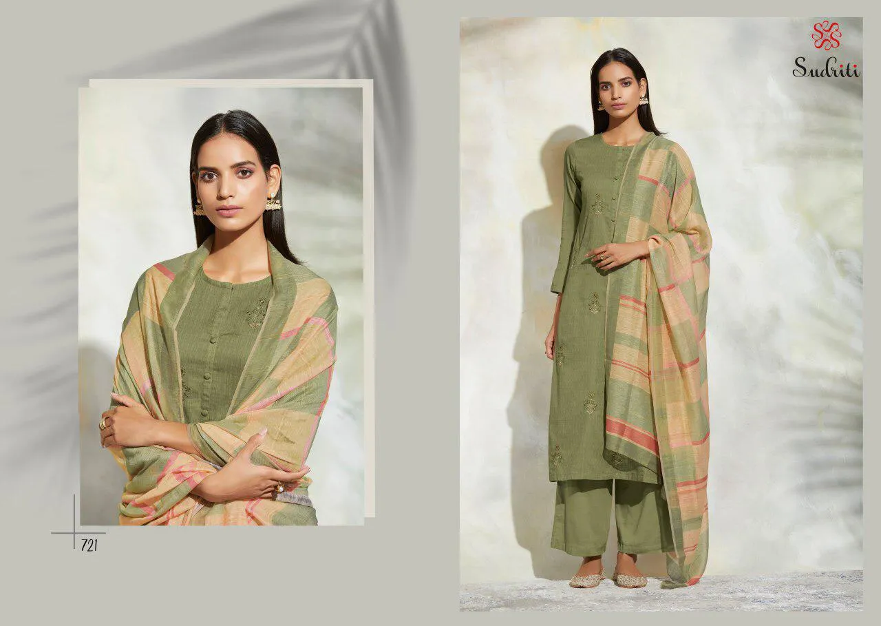 Sahiba Sudriti Gulrang Cotton Casual Wear Salwar Suit