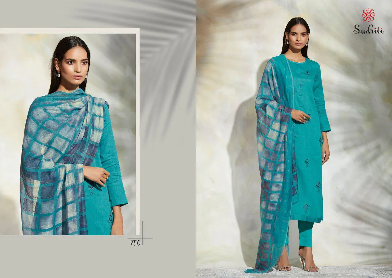 Sahiba Sudriti Gulrang Cotton Casual Wear Salwar Suit