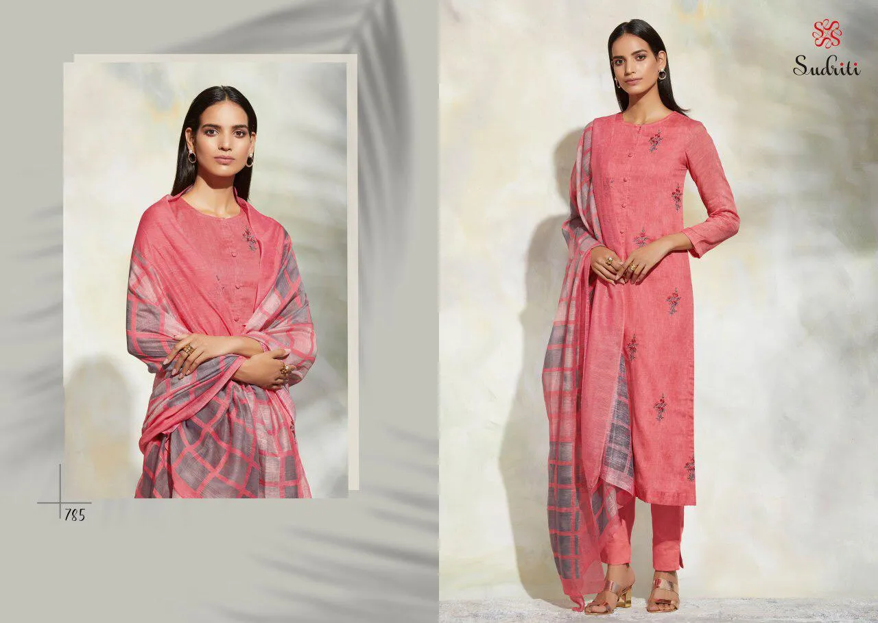 Sahiba Sudriti Gulrang Cotton Casual Wear Salwar Suit