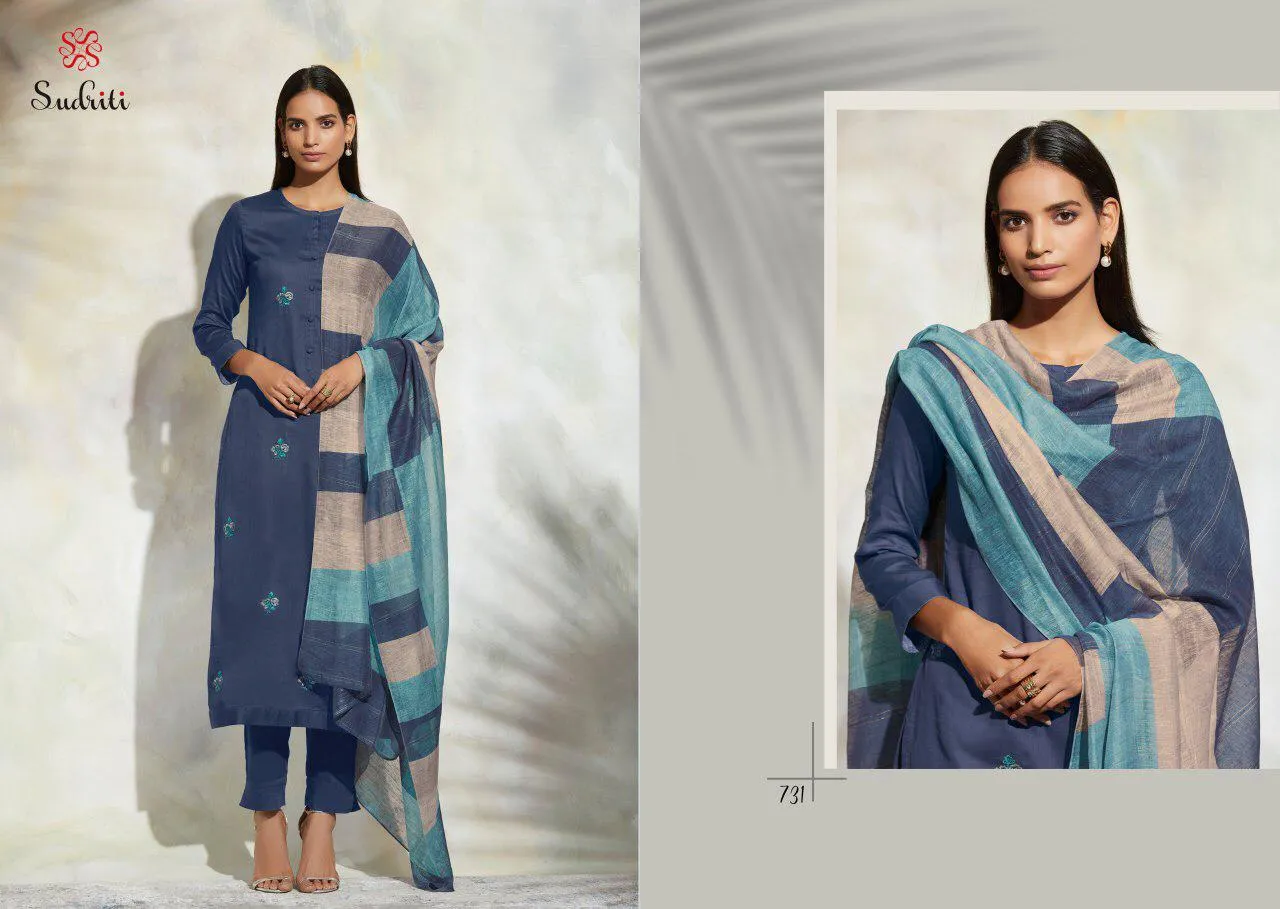 Sahiba Sudriti Gulrang Cotton Casual Wear Salwar Suit