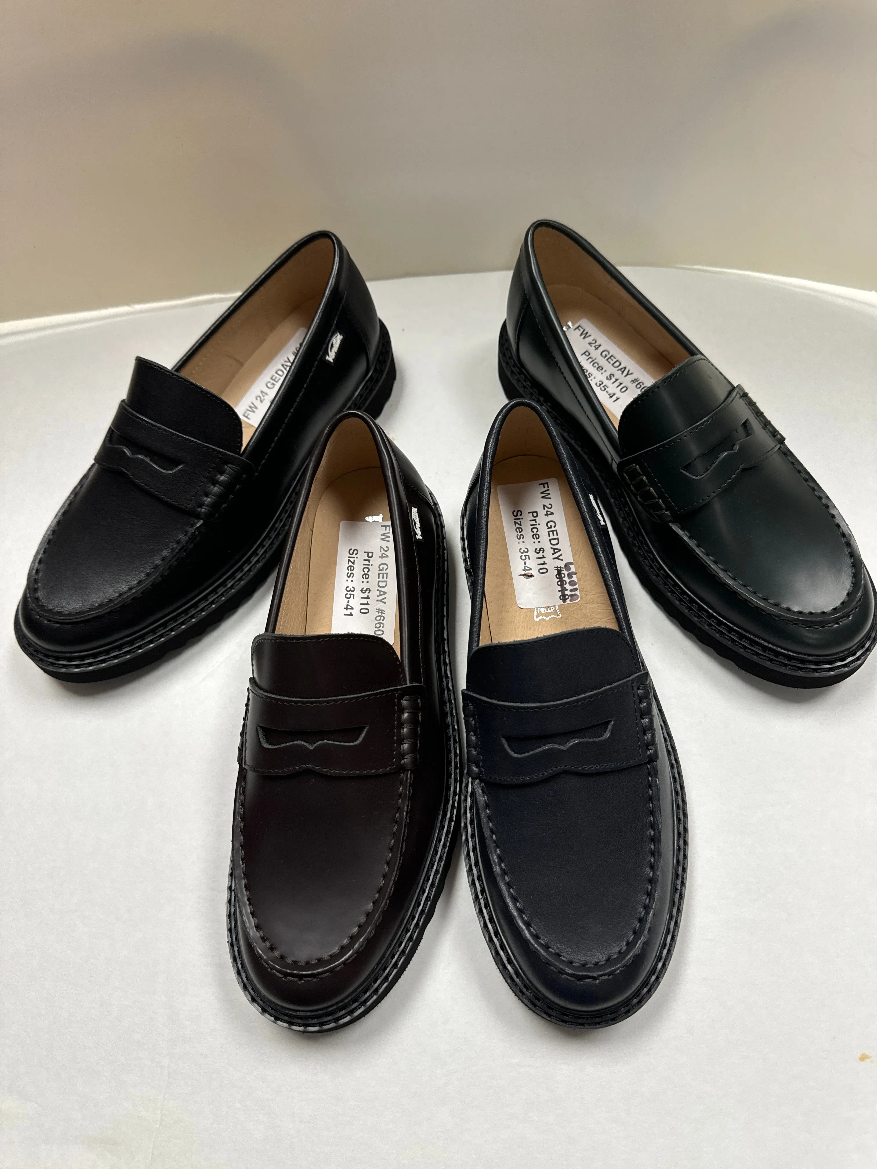 SALE FW24 Venettini London6 Classic Thick Sole Penny Loafer