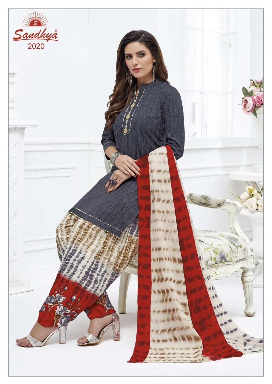 Sandhya Print Presents Odhani Cotton Casual Wear Salwar Suits