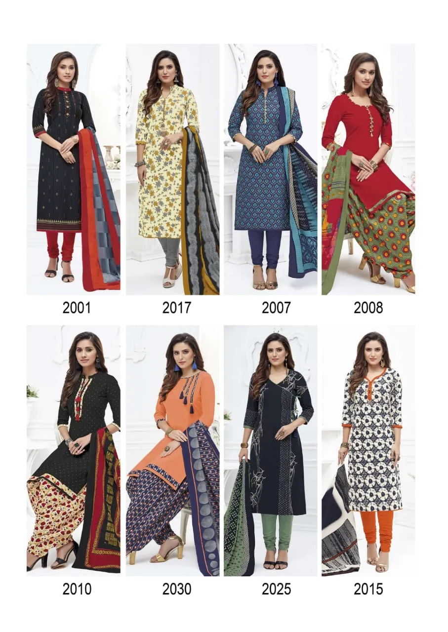 Sandhya Print Presents Odhani Cotton Casual Wear Salwar Suits