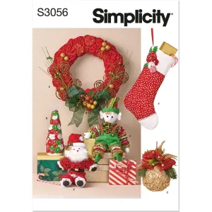 Simplicity Sewing Pattern S3056 Holiday Crafts