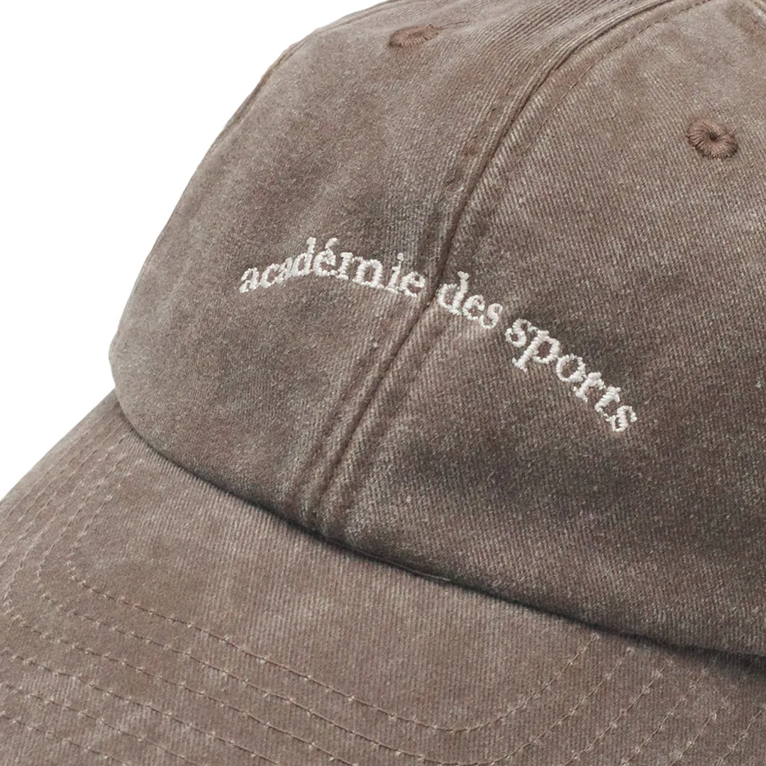 Vice 84 'Acadmie des Sports' Washed Cap - Brown
