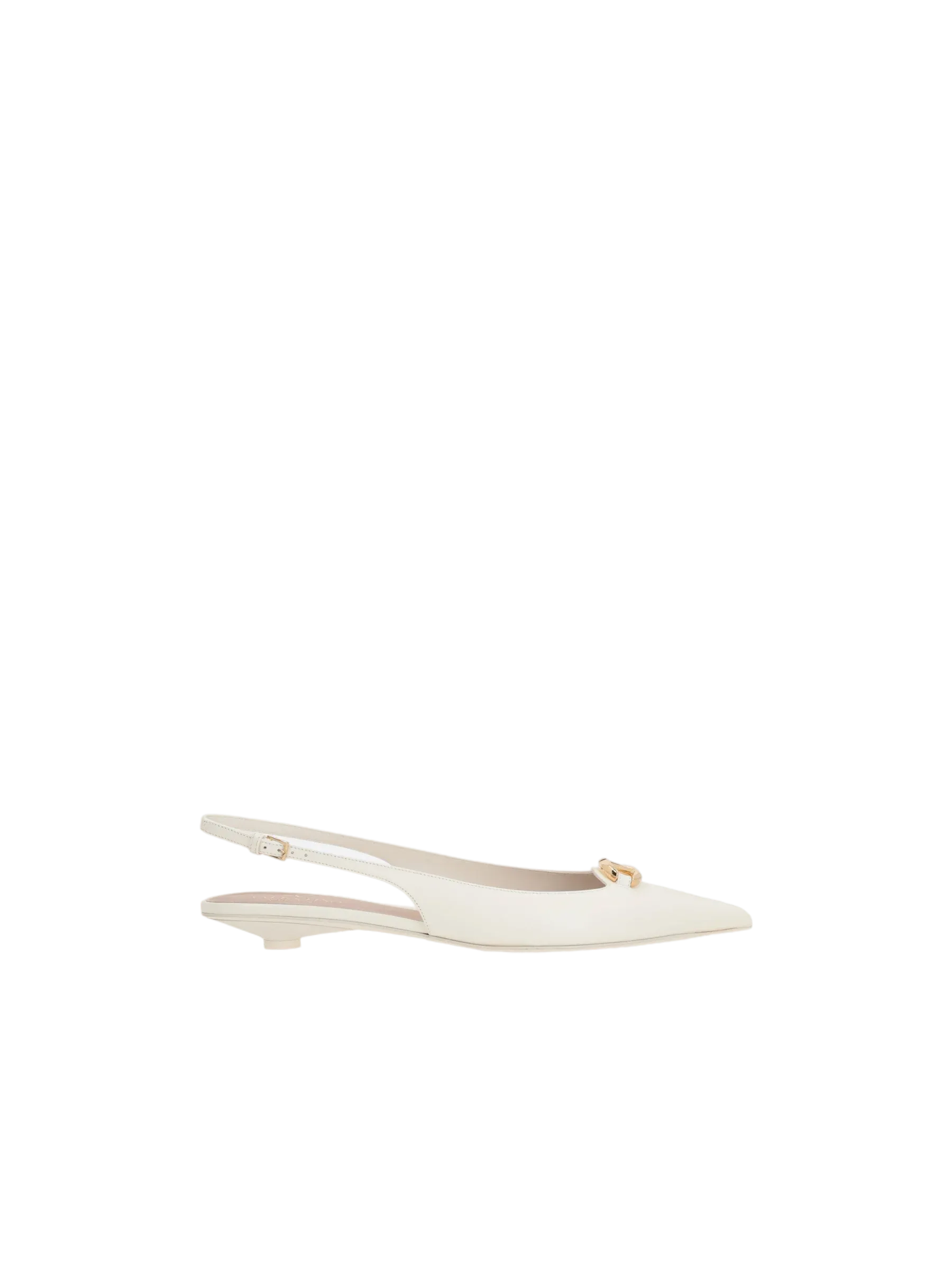 VLogo The Bold Edition Leather Slingbacks