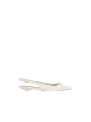 VLogo The Bold Edition Leather Slingbacks