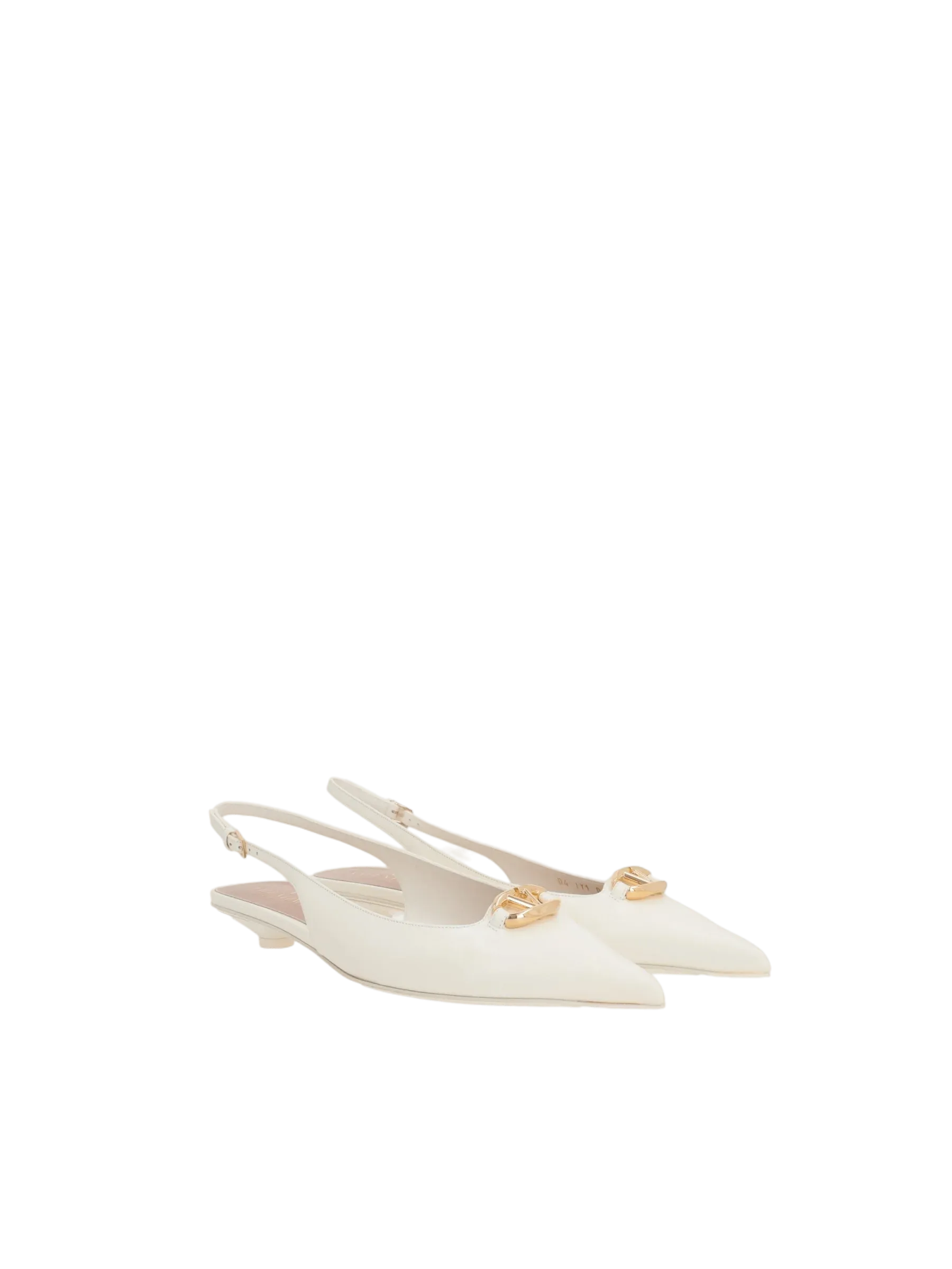 VLogo The Bold Edition Leather Slingbacks