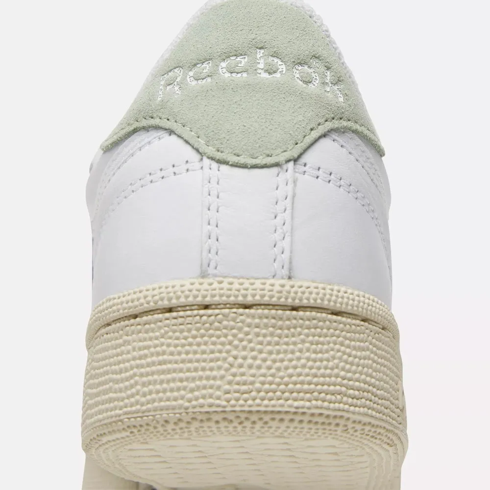 Women's Reebok Club C 85 Vintage Shoes White Vintage Green