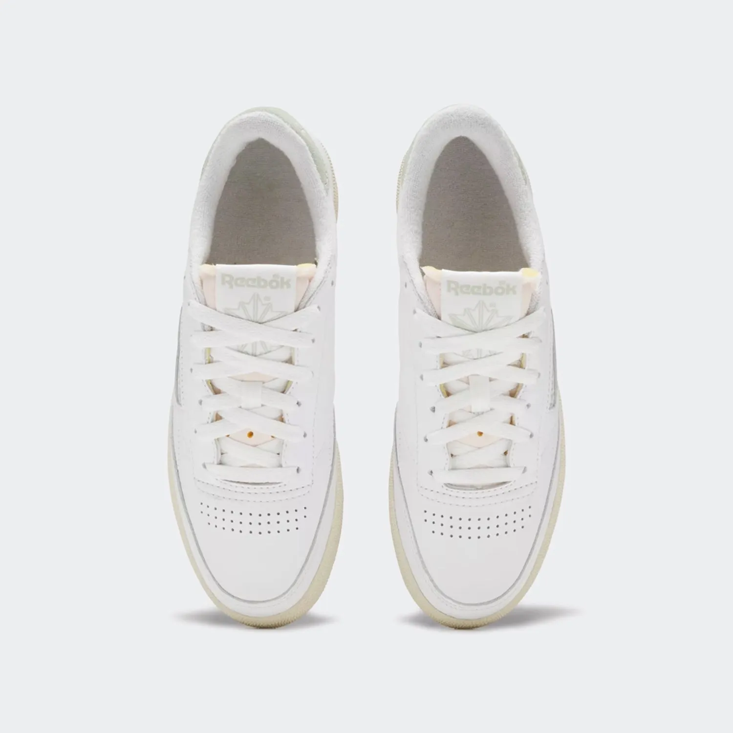 Women's Reebok Club C 85 Vintage Shoes White Vintage Green